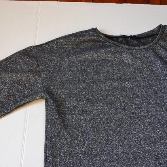 ZARA  Grey Sparkly Top - Picture 4 of 7